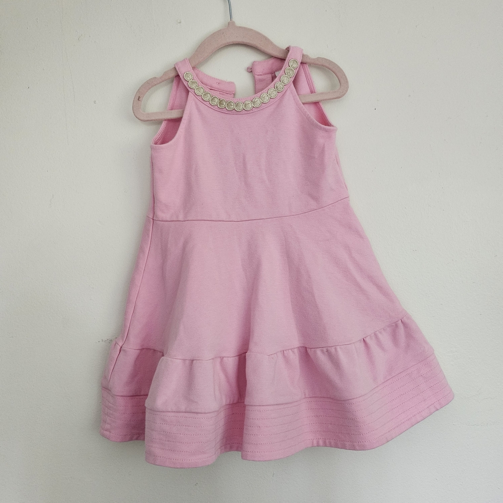 Janie and Jack Pink Ruffle Dress